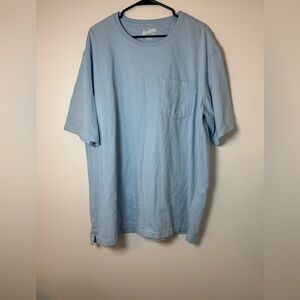 Duluth Trading Co Blue Pocket T Shirt XL Relaxed Longtail Mens